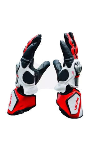Ducati guanti pelle moto - in,