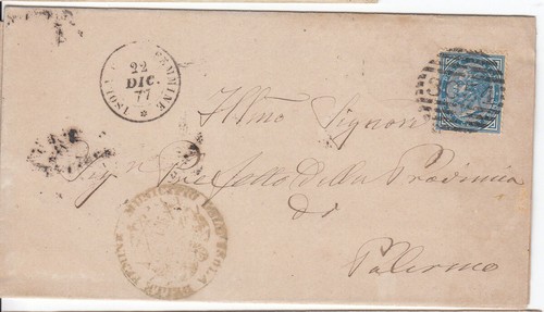 1877 su busta doppio - 10,