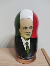matrioska russa originale Governo Berlusconi In Legno Dipinto A Mano 