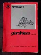 Catalogo Ricambi AUTOBIANCHI BIANCHINA GIARDINIERA TIPO 120 1974 1 EDIZIONE 