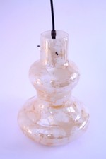 Massimo Vignelli for Gino Vistosi Murano glass vintage pendant lamp (30x22cm)