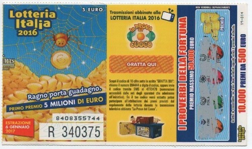 Lotteria italia 2016 - lotteria,