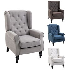 HOMCOM Poltrona Elegante in Stile Francese con Cuscini