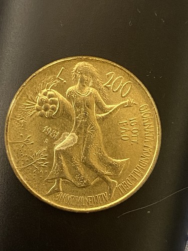 Moneta 200 lire del - 200, 1981
