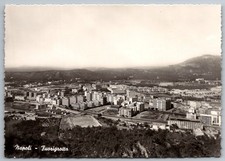 Fuorigrotta Veduta Aerea Napoli Italia Vintage Paesaggio Bianco e Nero RPPC