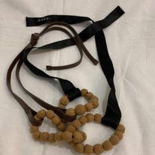 Collana marni sfera marrone - collana,