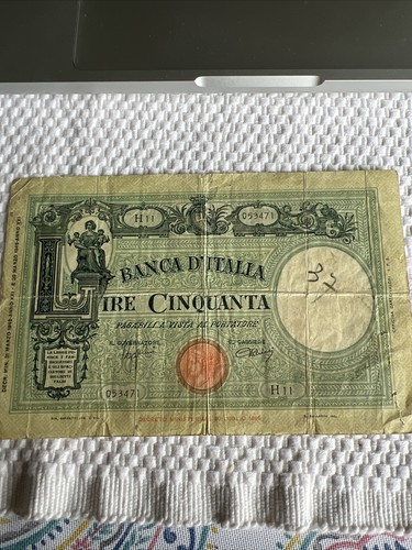 Italy lire 1943 - 50,