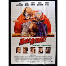 manifesto MARS ATTACKS Tim Burton brosnan Jack Nicholson A259