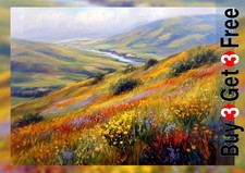 Stampa Wildflower Hillside