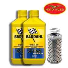Kit/tagliando Moto Guzzi V35C 350 1982/1986 Bardahl XTM 20W50 filtro olio X MOTO