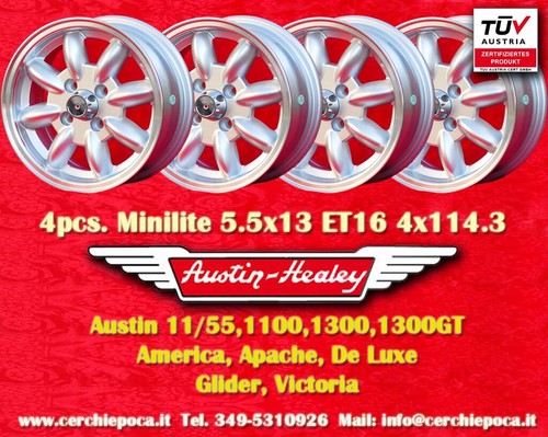 Cerchi minilite austin 1100 - cerchi,