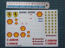 Decalcomanie Ferrari 1/24 per