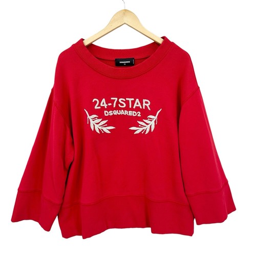 Felpa dsquared2 rossa 7 - felpa,