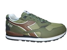 Scarpe Diadora n 43 N.92 Sneakers Uomo in suede e nylon verde