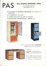 PAS arredamenti metallici / Olio Sasso -  Advertising 1936