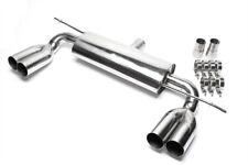 TA Technix acciaio inox scarico sportivo duplex 2x 2x 76mm Audi A3 8P VW Golf 5 + ABE