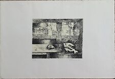Giuseppe Banchieri litografia 1977 Natura Silente 50x35 firmata numerata