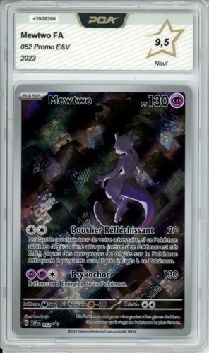 Carte pokémon mewtwo promo - carte, 52