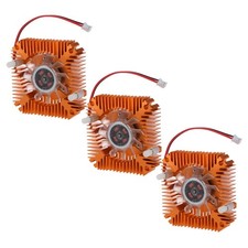 3X PC Computer CPU Portatile VGA Della Scheda Video 55 Millimetri Ventola d4027