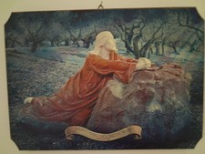 RITRATTO SU BASE LEGNO  GESU'