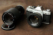 Camera Canon AT-1 35mm+ lens