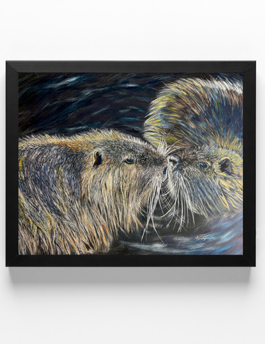 Guajardo art otter love me - art:,