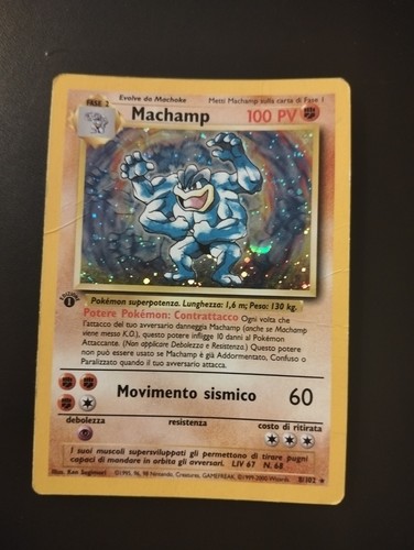 Machamp holo edizione - edizione, set