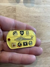 Moneta Comandante Apache Elicottero AH-64 Corea del Sud 1° Battaglione Esercito Aviazione