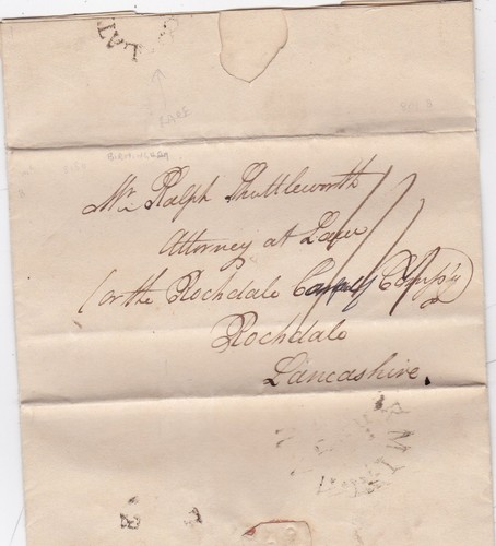 1807 rara lettera - 1807,