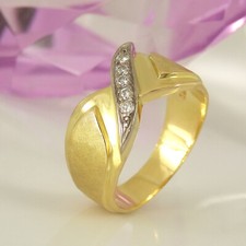 Anello vintage oro giallo 750
