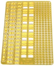 Microdesign 350208 Set fotoinciso di oblò e porte per navi 1/350