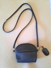 MANDARINA DUCK borsa tracolla piccola steel grigio scuro 100% originale vintage