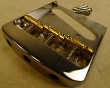 Ponte in ottone per selle standard vintage telecompensate proiettile ottone cromato