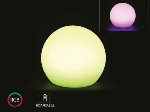Sfera palla luminosa piccola - luminosa,