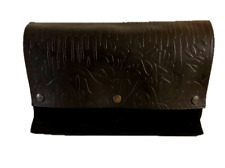 PORTADOCUMENTI MISSONI - BORSA A MANO - VINTAGE, NERA PELLE E SCAMOSCIATO