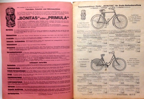 Catalogo biciclette 1938