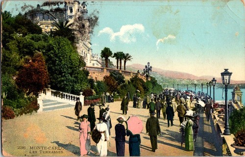 Cartolina epoca monte carlo - cartolina, d'epoca