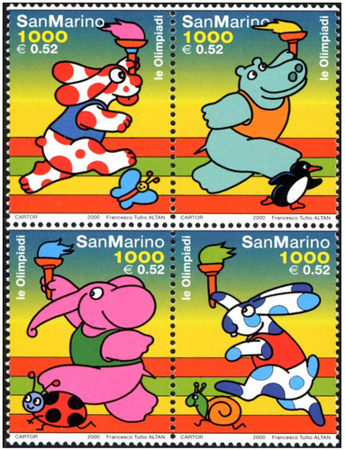 2000 san marino blocco - marino,