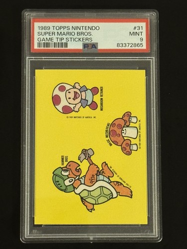Nintendo topps psa super - topps,