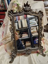 Specchiera da tavolo in Bronzo inizio Sec. XX H. 37x27 V3