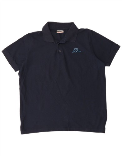 Polo uomo kappa media blu - polo,