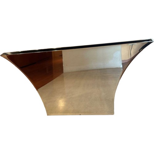 Vaso acciaio inox - , firmato