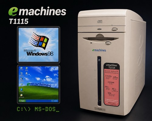 Desktop vintage emachine - pc,