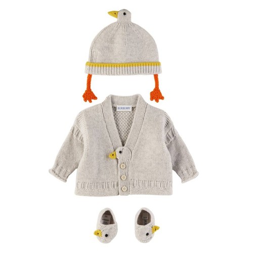 Burberry set cardigan neonato - set,