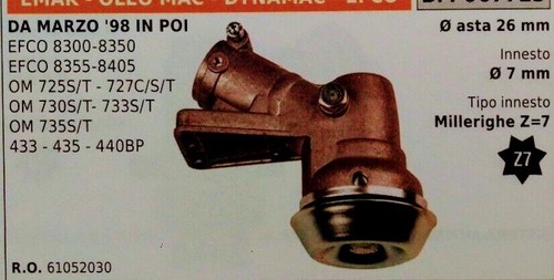 Coppia conica efco 8300 8350 - coppia,