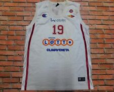 MAGLIA SHIRT MAILLOT CANOTTA BASKET SPORT VIRTUS LOTTOMATICA ROMA n°19 tg. XXL