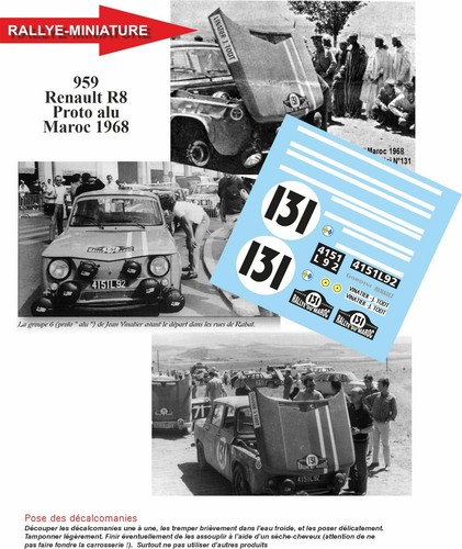 Decals ref 0959 renault - renault, 8