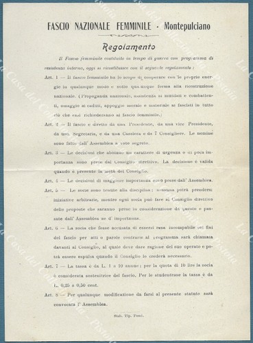 Fascismo montepulciano - fascismo,