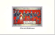 CARTOLINA SICILIA SICILY POSTCARD   INSEGNA TEATRO PUPI SICILIANI