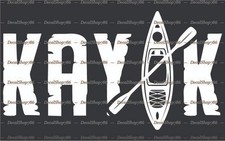 Silhouette kayak - sport